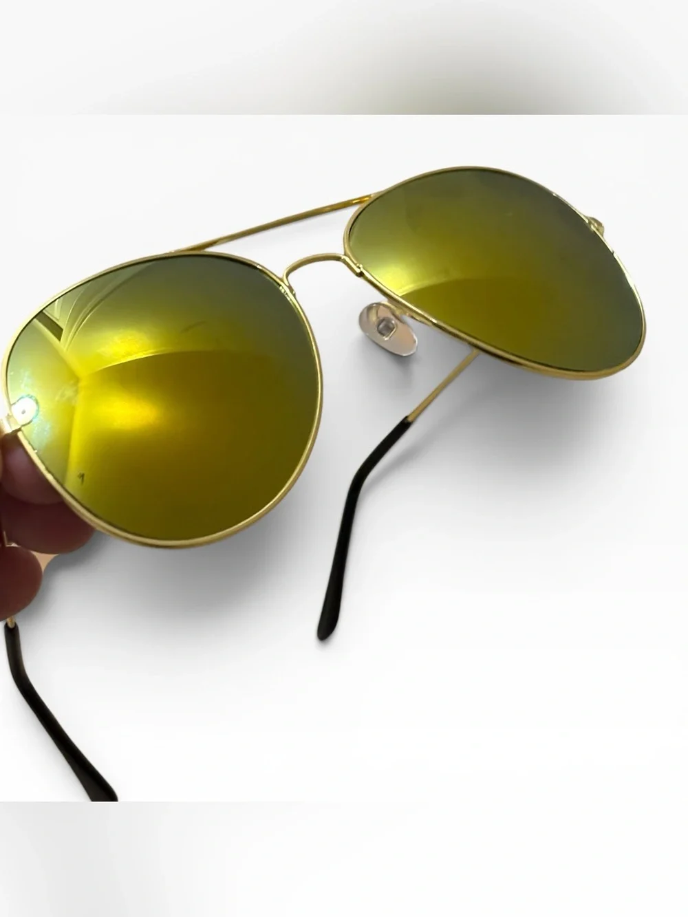 4-Pair Set - Aviator Sunglasses Bundle Mirrored